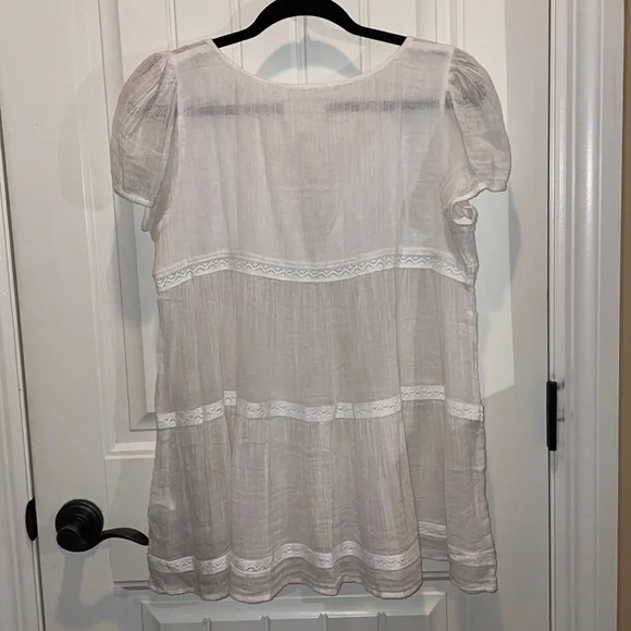 Denim & Supply Ralph Lauren L Peasant Bohemian Southwest Cap Sleeve Pullover Top - Picture 5 of 16